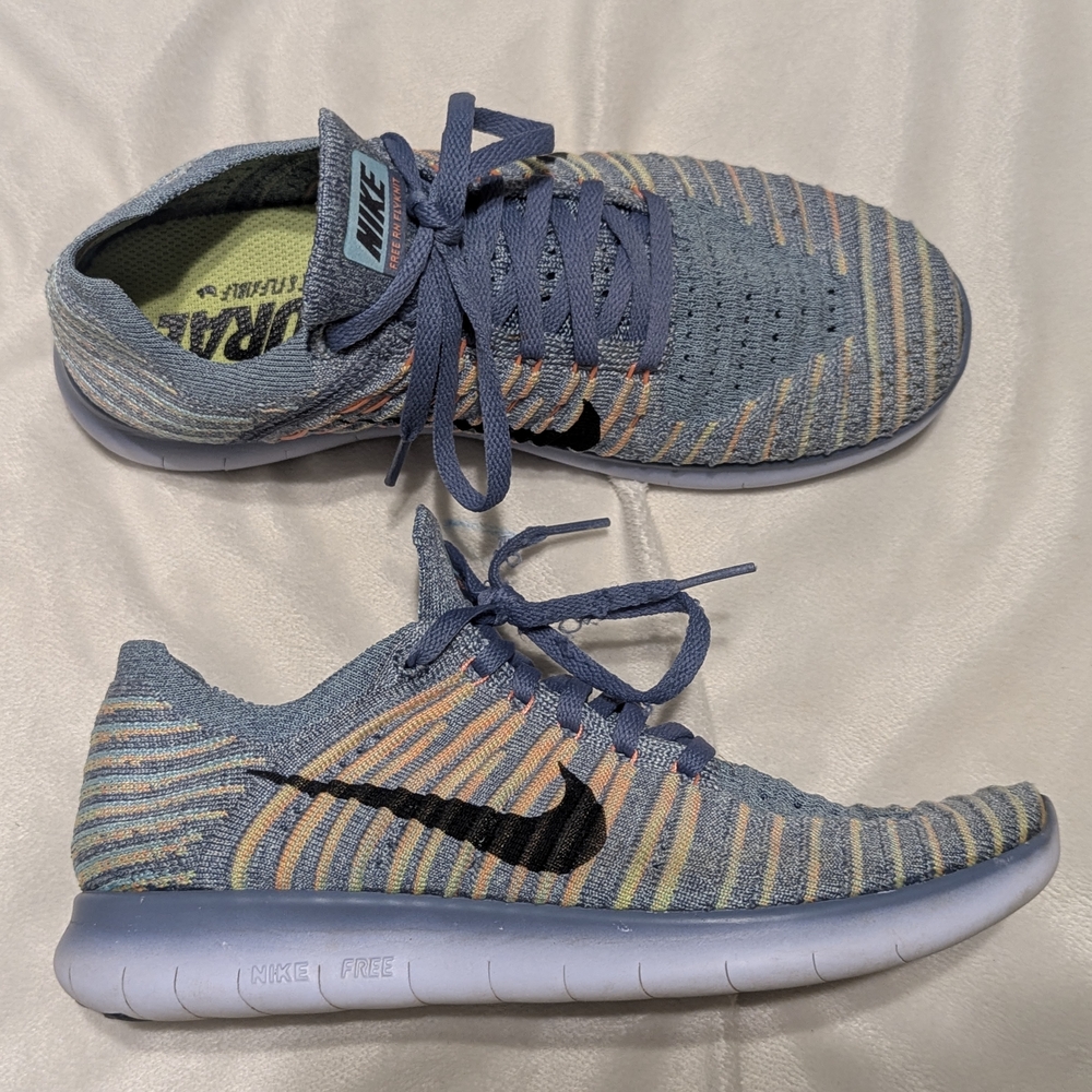 Nike Multicolor Flyknit Running Shoes